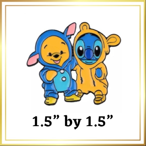❗️FINAL PRICE❗️WINNIE THE POOH & STITCH Enamel Collector’s Pin - Picture 3 of 3
